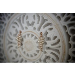 Szőlőfürt fülbevaló